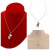 @3115 Złoty łańcuszek Austrian Crystal 40+5 naszyjnik pozłacany 14K Xuping miś